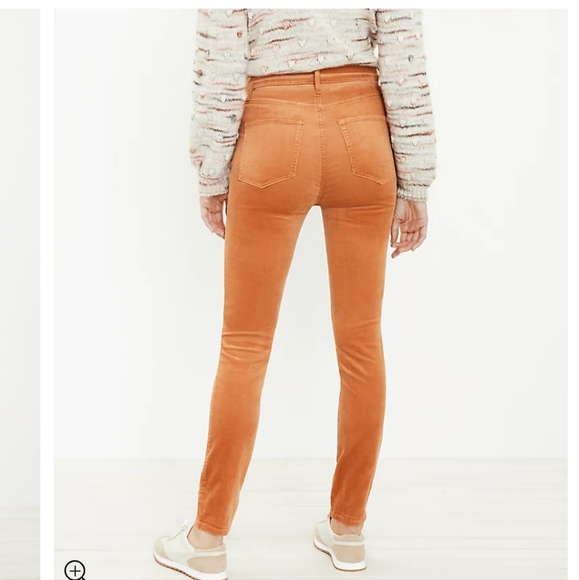 LOFT High Rise Skinny corduroy pants - Picture 3 of 10